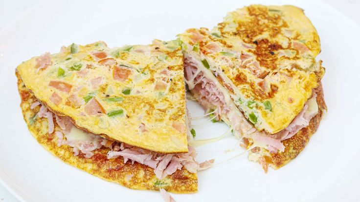 Omelete de Queijo e Presunto