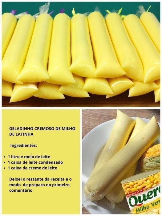 Geladinho Cremoso de Milho Verde: Uma Delícia Refrescante e Cremosa