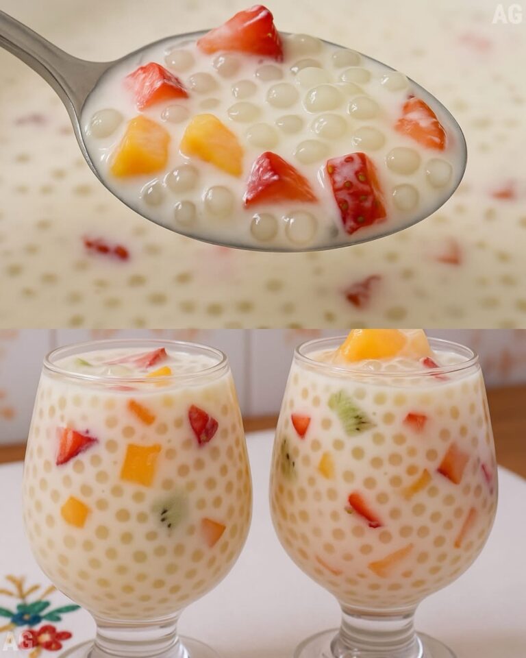 Sagu de Frutas Delicioso