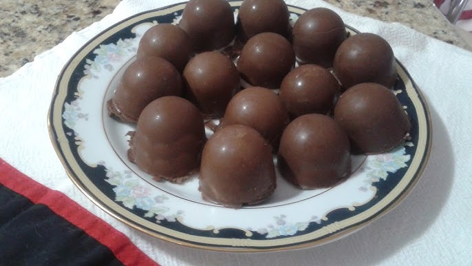 Bombons de chocolate com zero açúcar