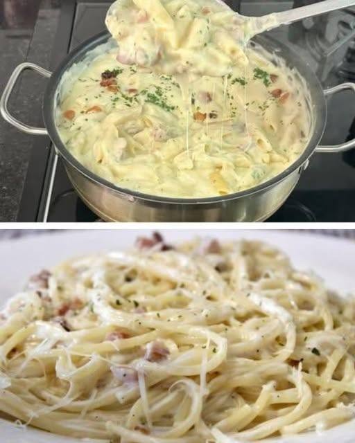 Macarrão ao creme