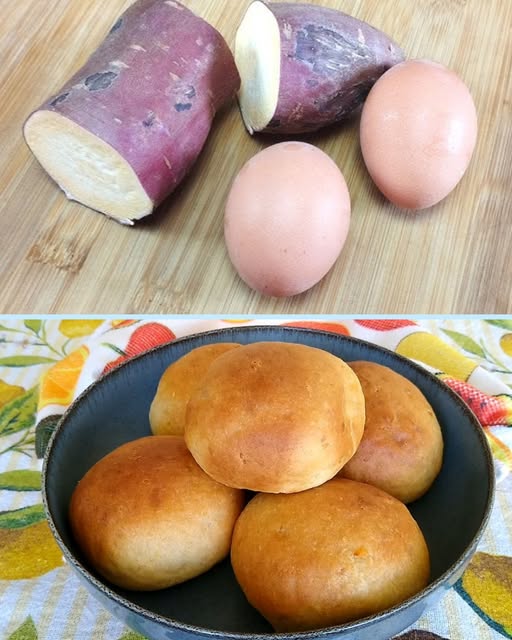 Pão de batata sem gluten