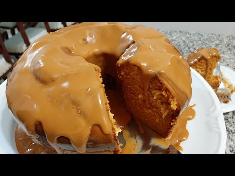 bolo de doce de leite