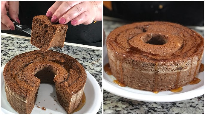 BOLO DE CANELA COM MELAÇO