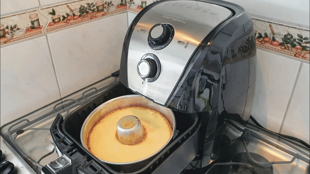 PUDIM NA AIRFRYER