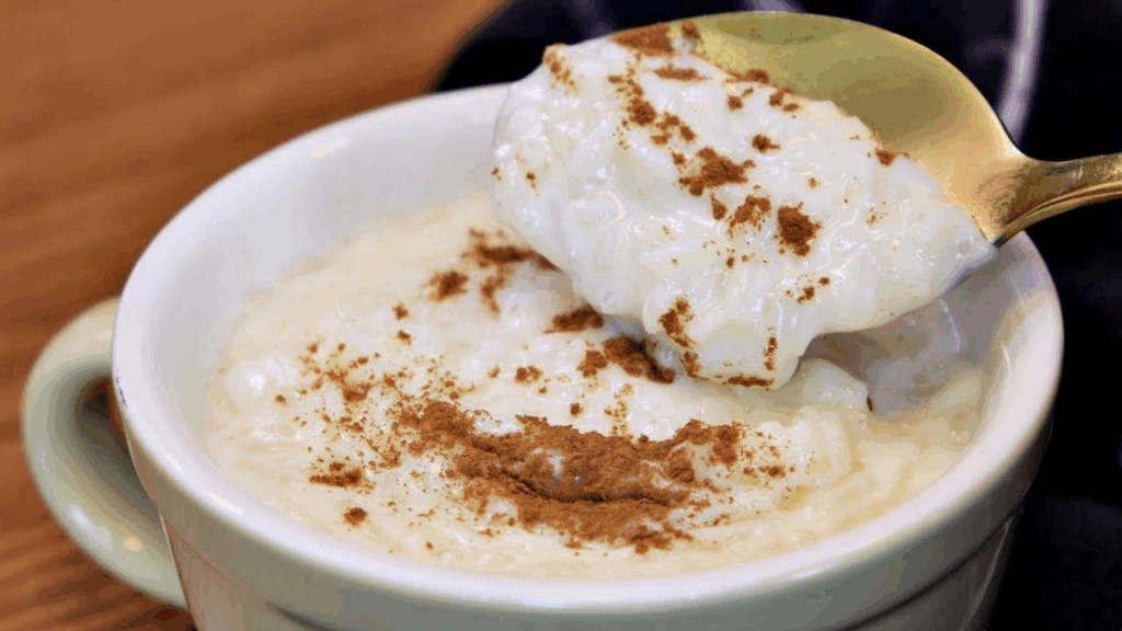 arroz doce cremoso