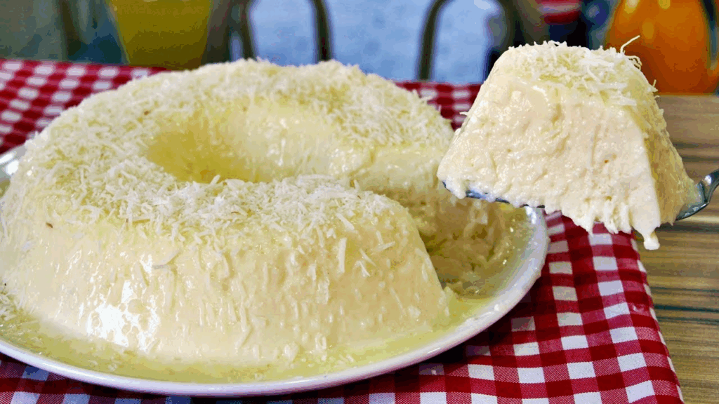 pudim de coco