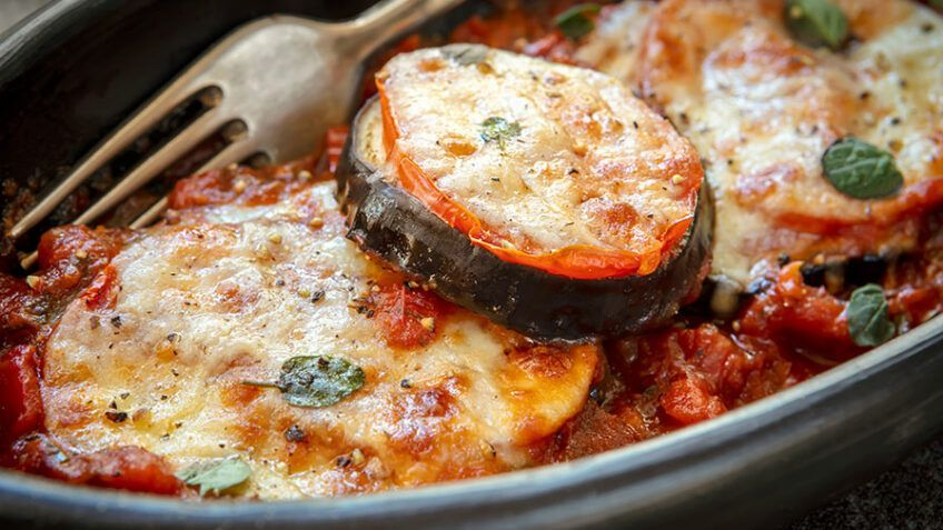 Berinjela à Parmegiana